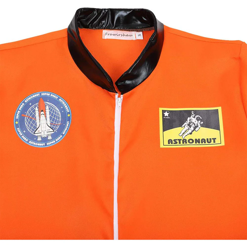 Halloween Costume Space Astronaut Cosplay Air Force Outfit for Men and Kids - Image 4