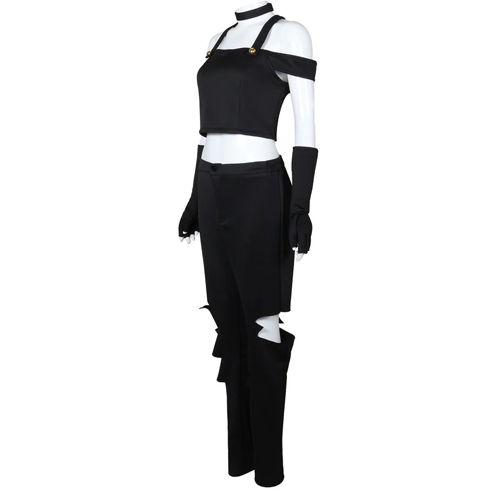 Hazbin Hotel Costume Vaggie Cosplay full Set with Tail Accessories for Women - Image 3