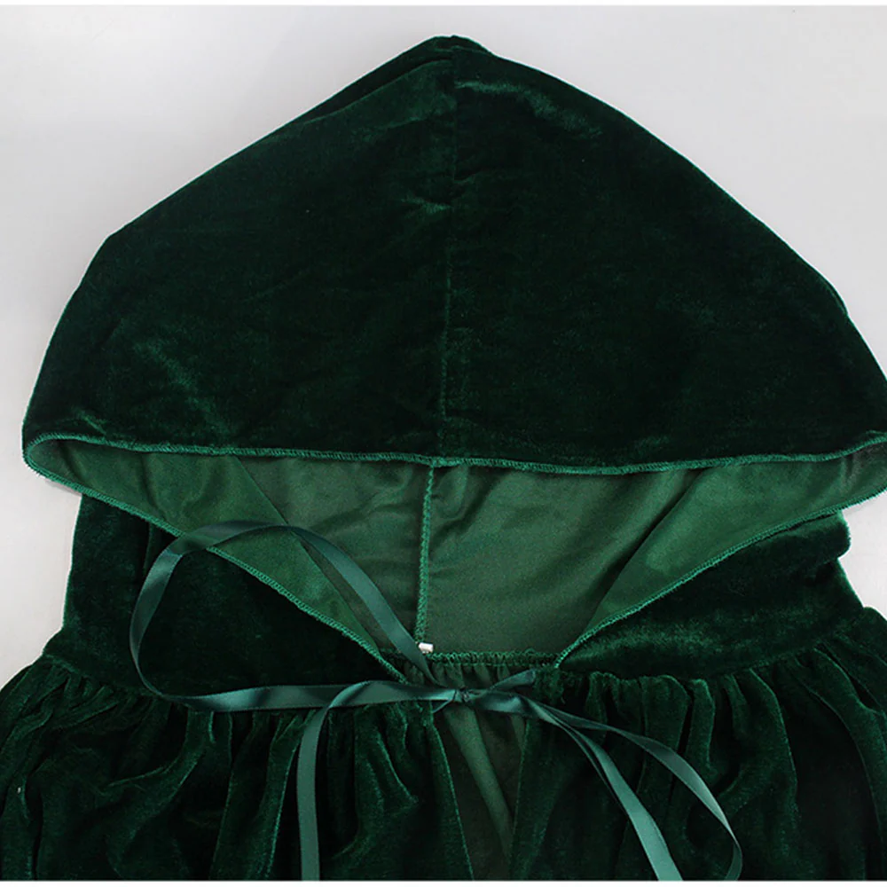 Hocus Pocus 2 Costumes Witch Winifred Sarah and Mary Cosplay Robe Cloak for Women - Image 3
