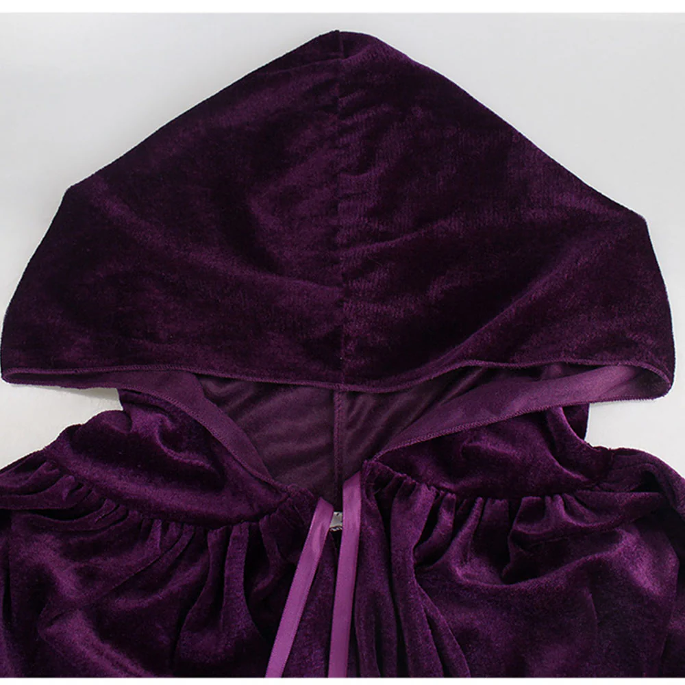 Hocus Pocus 2 Costumes Witch Winifred Sarah and Mary Cosplay Robe Cloak for Women - Image 7