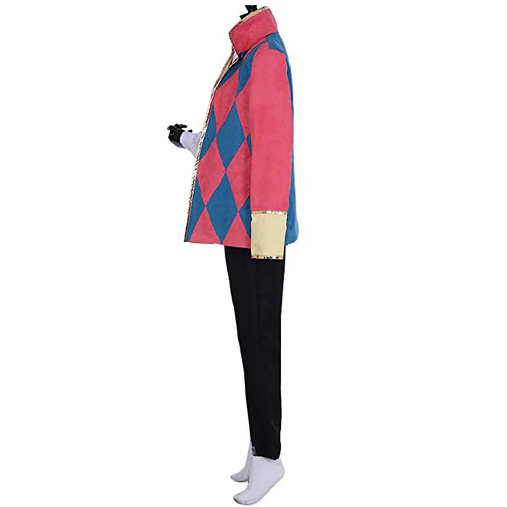 Howl's Moving Castle Costume Howl Cosplay full Outfit with Earrings for Men - Image 4