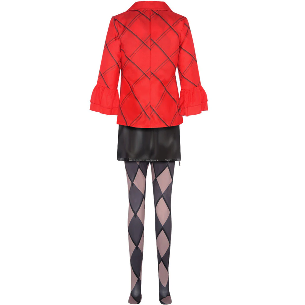 Joker 2 Folie à Deux Costumes Harley Quinn Cosplay Red full Outfits for Women - Image 3