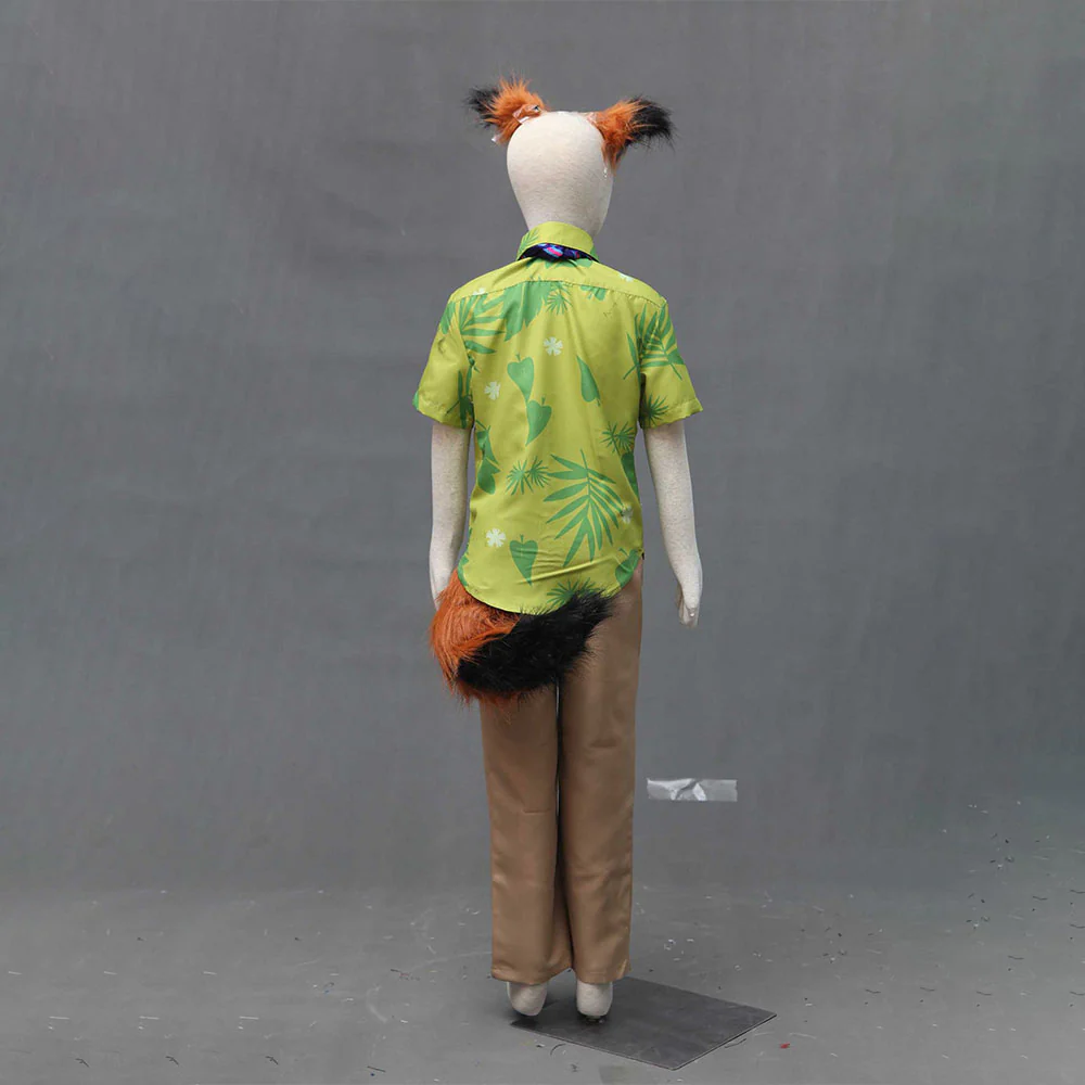 Kids and Men Zootopia Costume The Fox Nick Wilde Cosplay Halloween Costume - Image 4