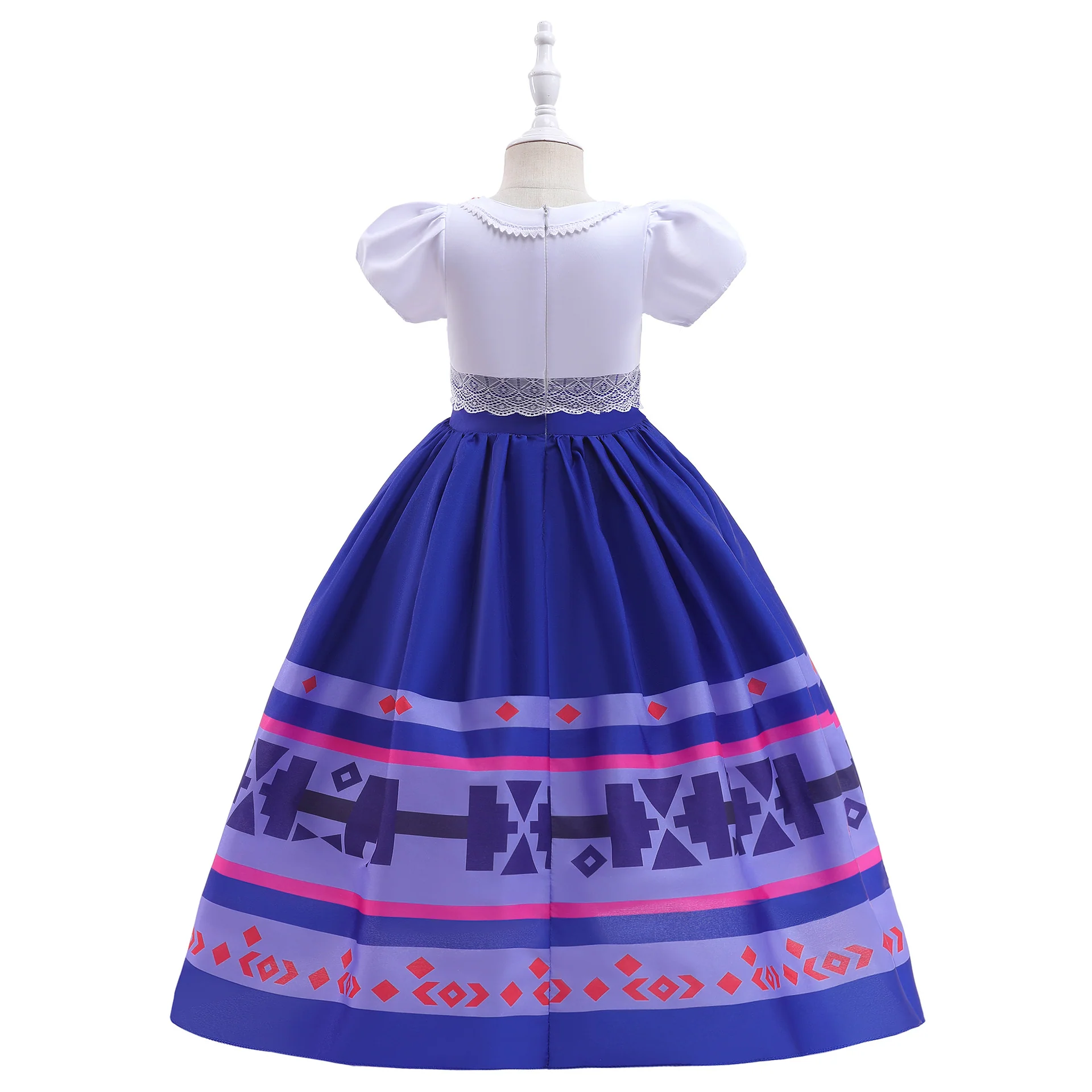 Kids Encanto Costume Luisa Cosplay Girls Birthday Princess Fancy Dress - Image 4