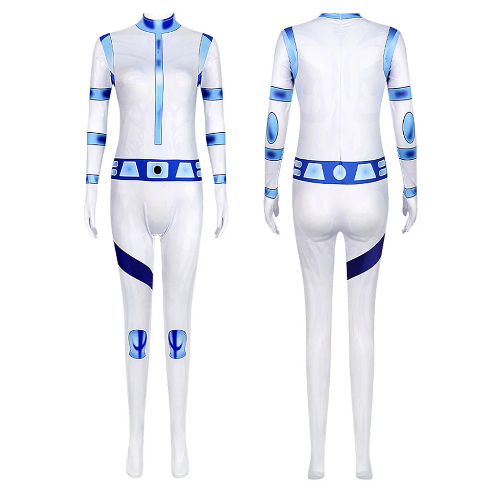 Kim Possible Costume Kim Possible KP Cosplay Jumpsuit for Women and Kids - Image 5