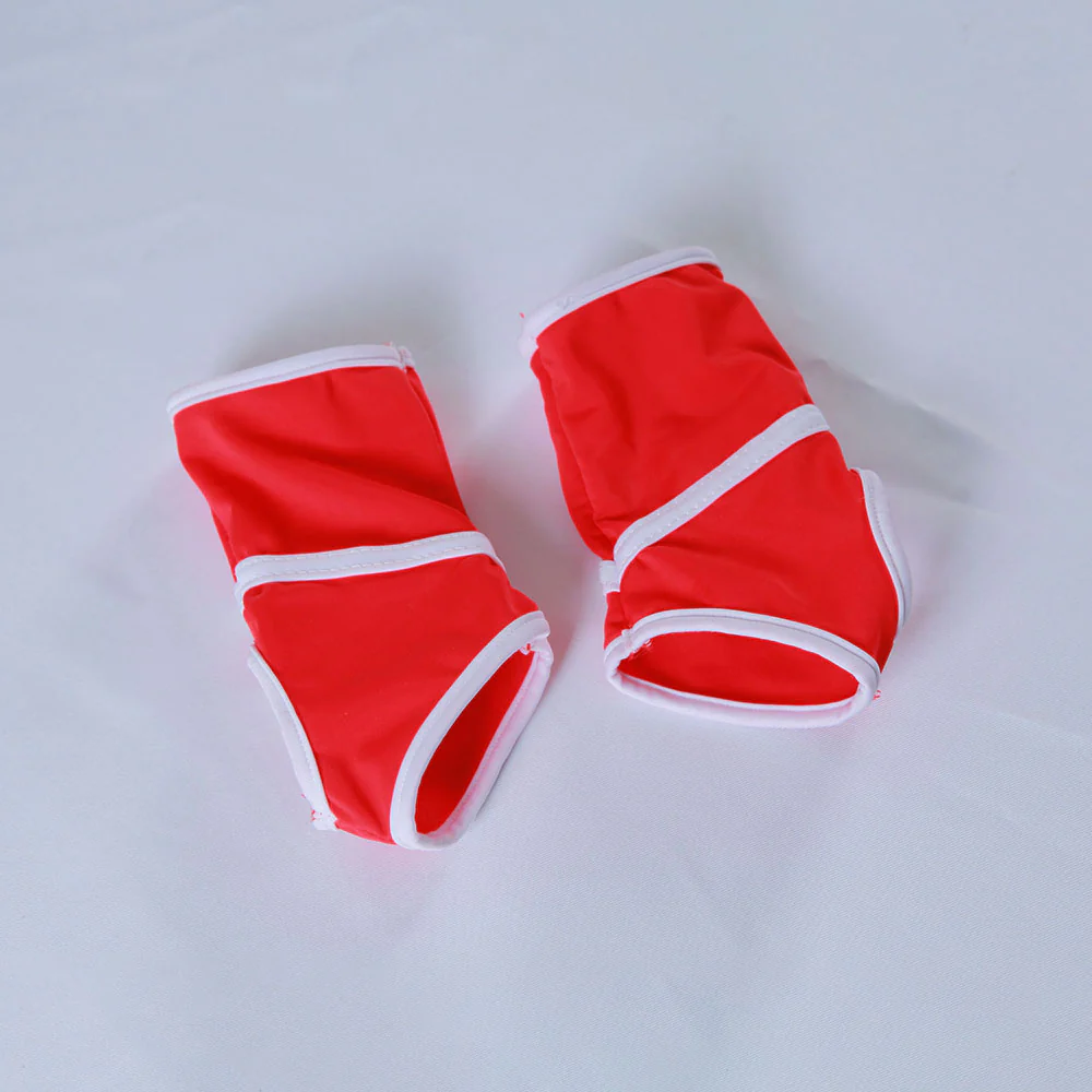 King of Fighters Costume Mai Shiranui Red Suit Cosplay full Outfit for Women and Kids - Image 15