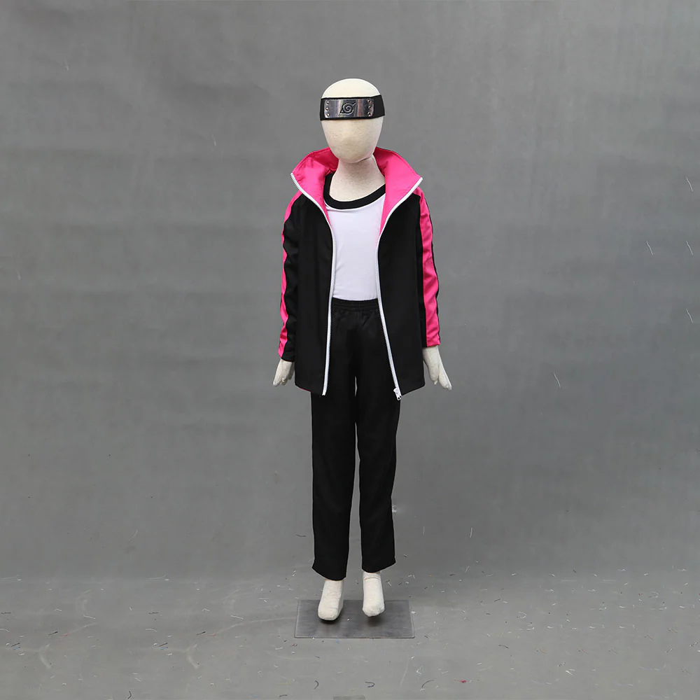 Men and Kids Boruto Costume Boruto Cosplay full Outfit with Bag Halloween Costume - Image 2