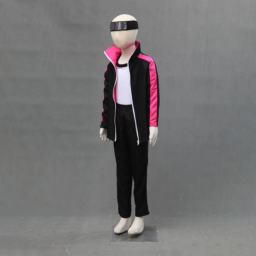 Men and Kids Boruto Costume Boruto Cosplay full Outfit with Bag Halloween Costume - Image 3
