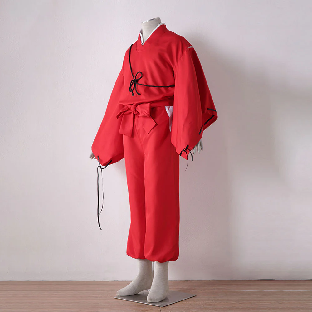 Men and Kids Inuyasha Costume Inuyasha Dog Yaksha Dog Demon Cosplay full Outfit - Image 3