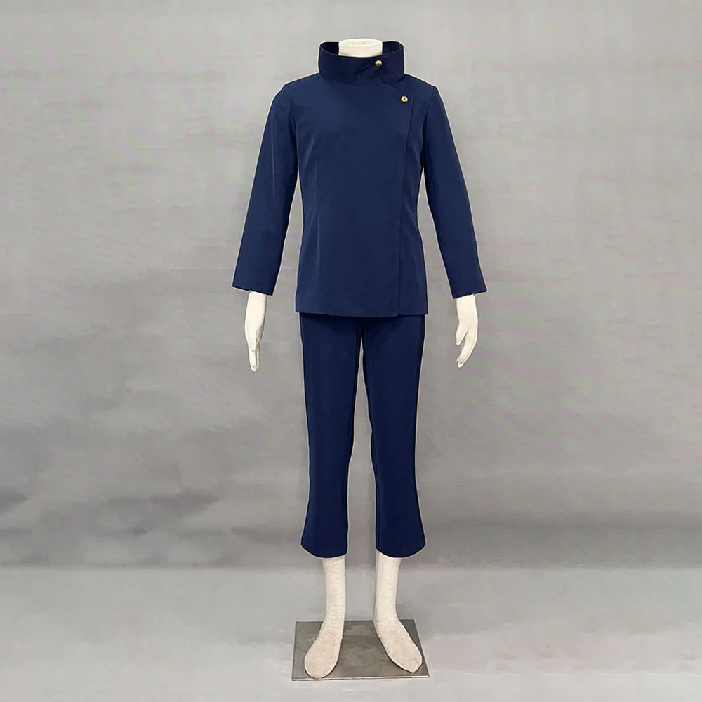 Men and Kids Jujutsu Kaisen Costume Fushiguro Megumi Navy Uniform Cosplay - Image 3