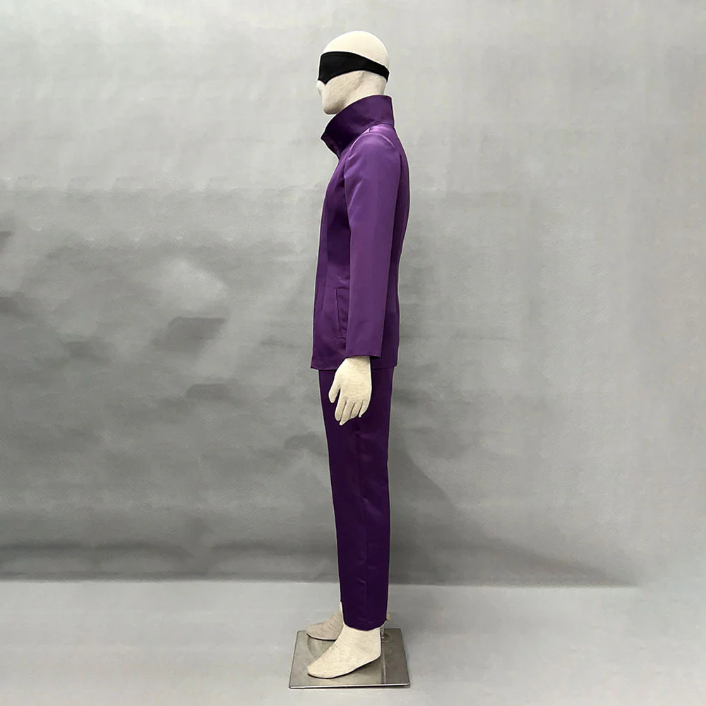 Men and Kids Jujutsu Kaisen Costume Teacher Gojo Satoru Uniform Cosplay with Eye Mask - Image 5