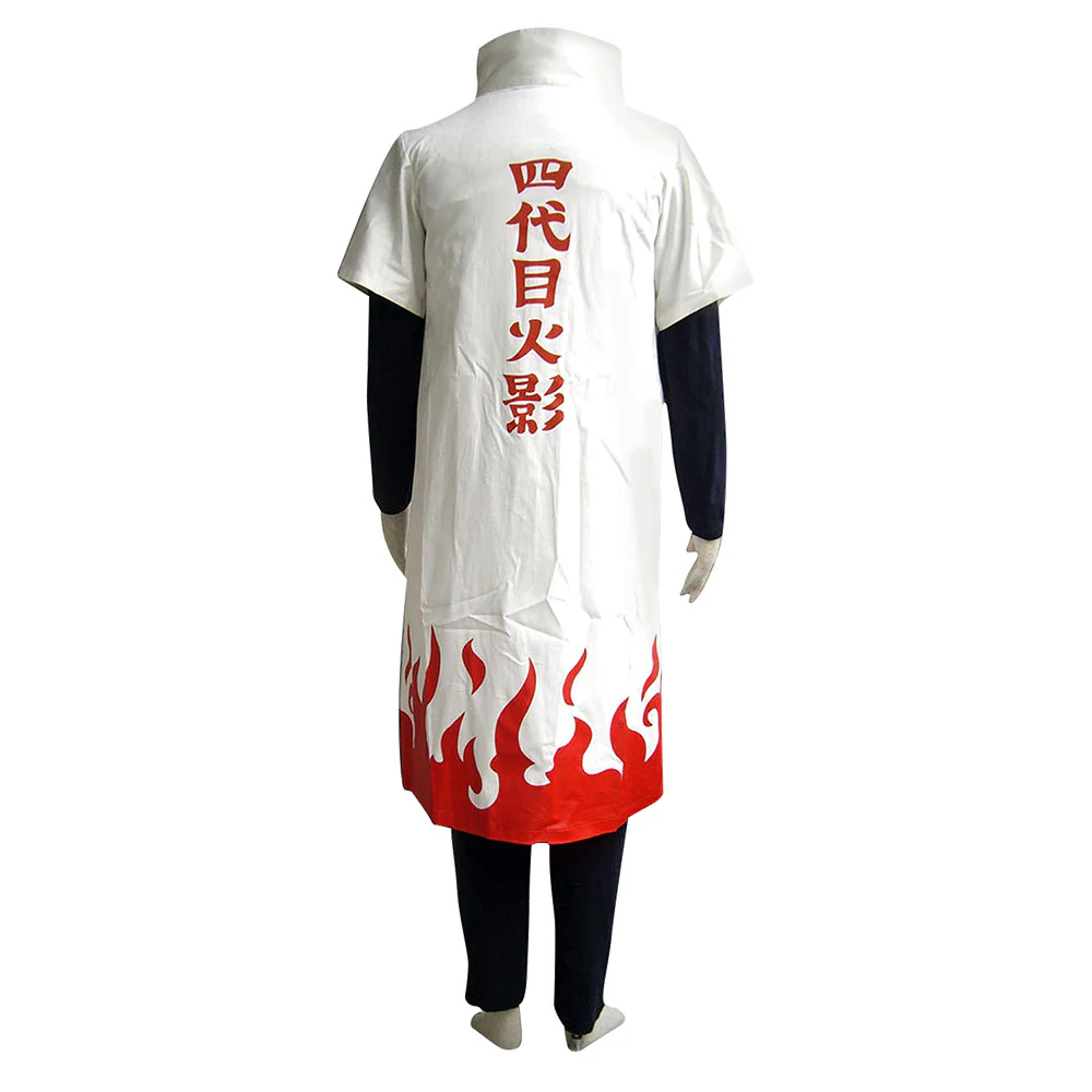 Men and Kids Naruto Costume 4th Hokage Namikaze Minato Cosplay Full Outfit - Image 3