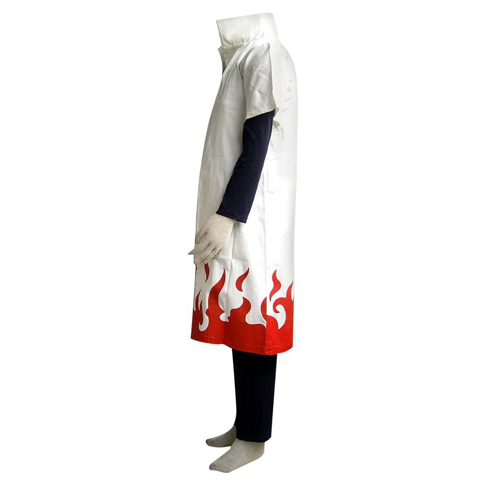 Men and Kids Naruto Costume 4th Hokage Namikaze Minato Cosplay Full Outfit - Image 4