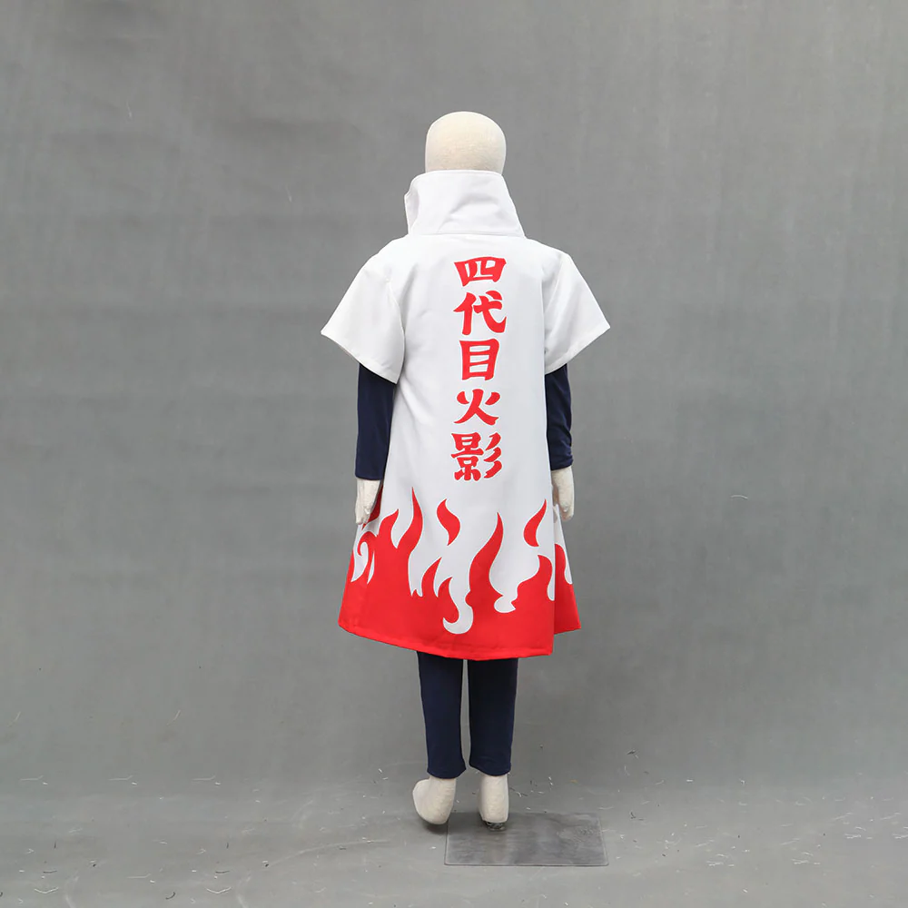 Men and Kids Naruto Costume 4th Hokage Namikaze Minato Cosplay Full Outfit - Image 5