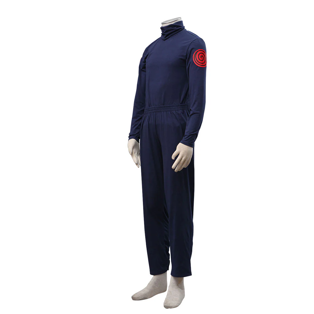 Men and Kids Naruto Costume Konoha Ninja Village Jonin Uniform Kakashi Cosplay Uniform - Image 8