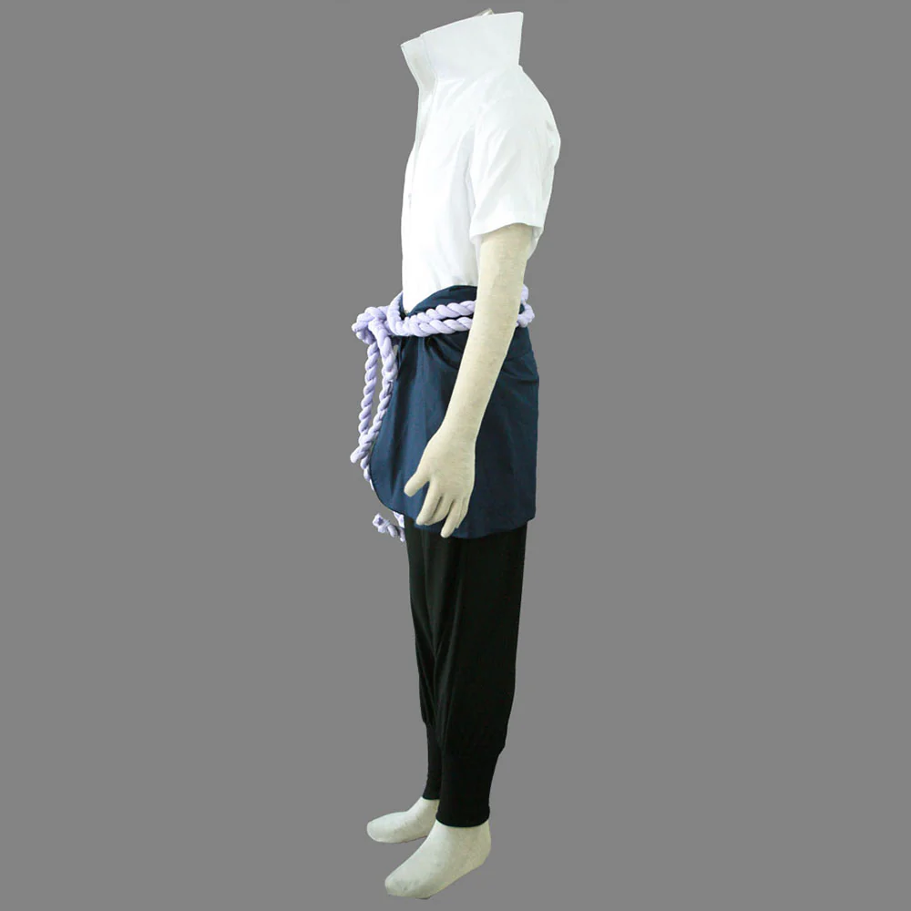 Men and Kids Naruto Costume Uchiha Sasuke Orochimaru Snake Organization Zipper Cosplay full Outfit - Image 5