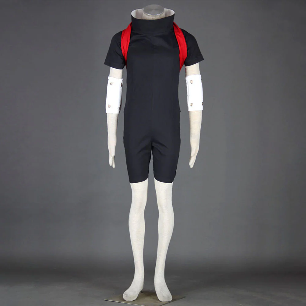 Men and Kids Naruto Costume Uchiha Sasuke Taking Chunin Exam Cosplay full Outfit - Image 2