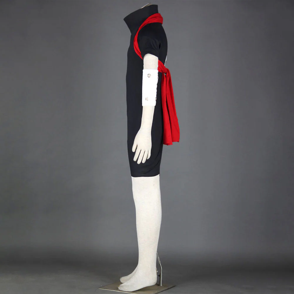 Men and Kids Naruto Costume Uchiha Sasuke Taking Chunin Exam Cosplay full Outfit - Image 3