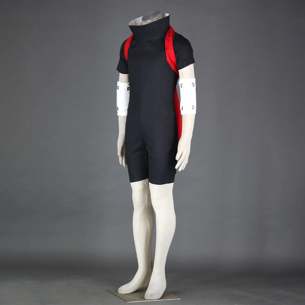 Men and Kids Naruto Costume Uchiha Sasuke Taking Chunin Exam Cosplay full Outfit - Image 5
