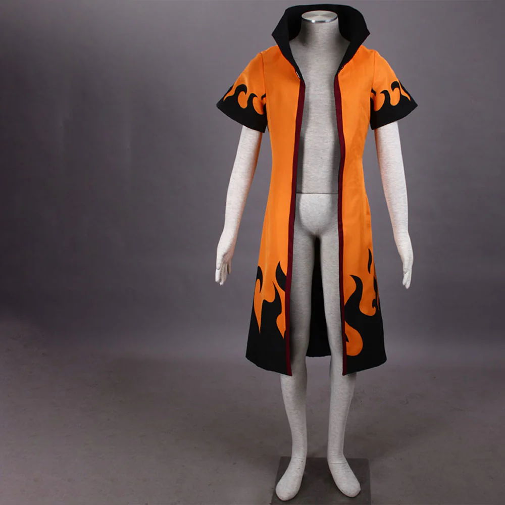 Men and Kids Naruto Costume Uzumake Naruto Sixth Hokage Cosplay Cloak - Image 2
