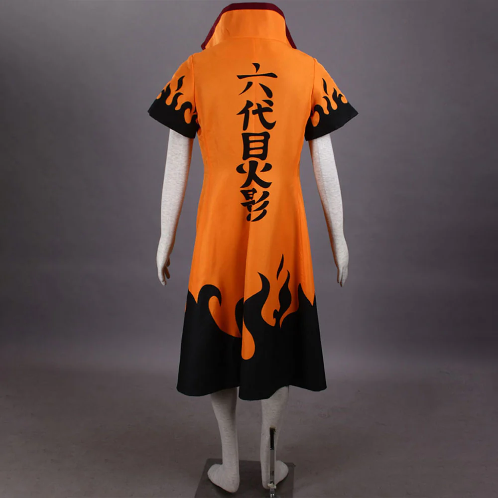 Men and Kids Naruto Costume Uzumake Naruto Sixth Hokage Cosplay Cloak - Image 4