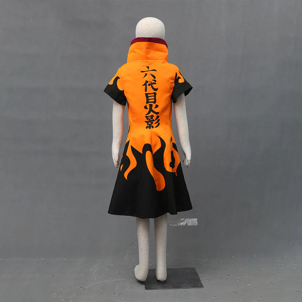 Men and Kids Naruto Costume Uzumake Naruto Sixth Hokage Cosplay Cloak - Image 7