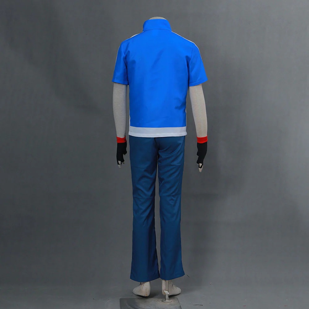 Men and Kids Pokemon Monster Costume Ash Ketchum Cosplay full Set with Accessories - Image 3