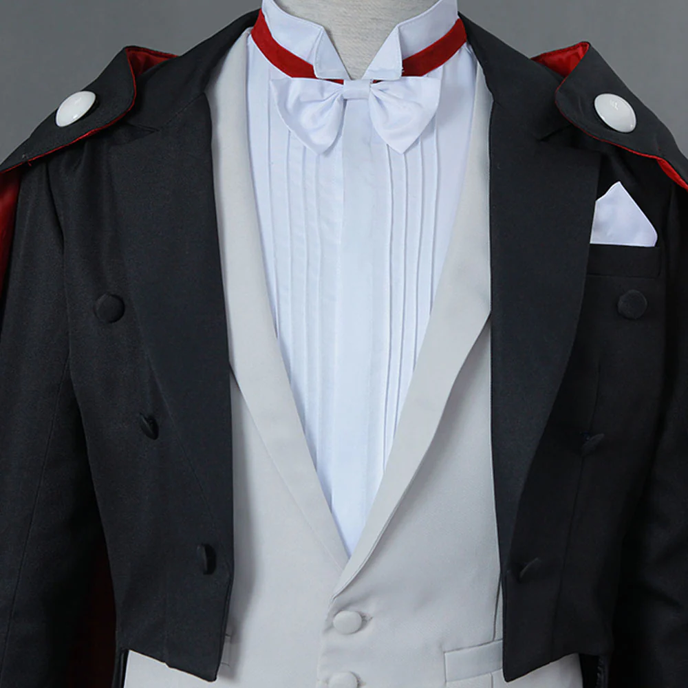 Men and Kids Sailor Moon Costume Tuxedo Mask Chiba Mamoru Cosplay Suit with Accessories - Image 5