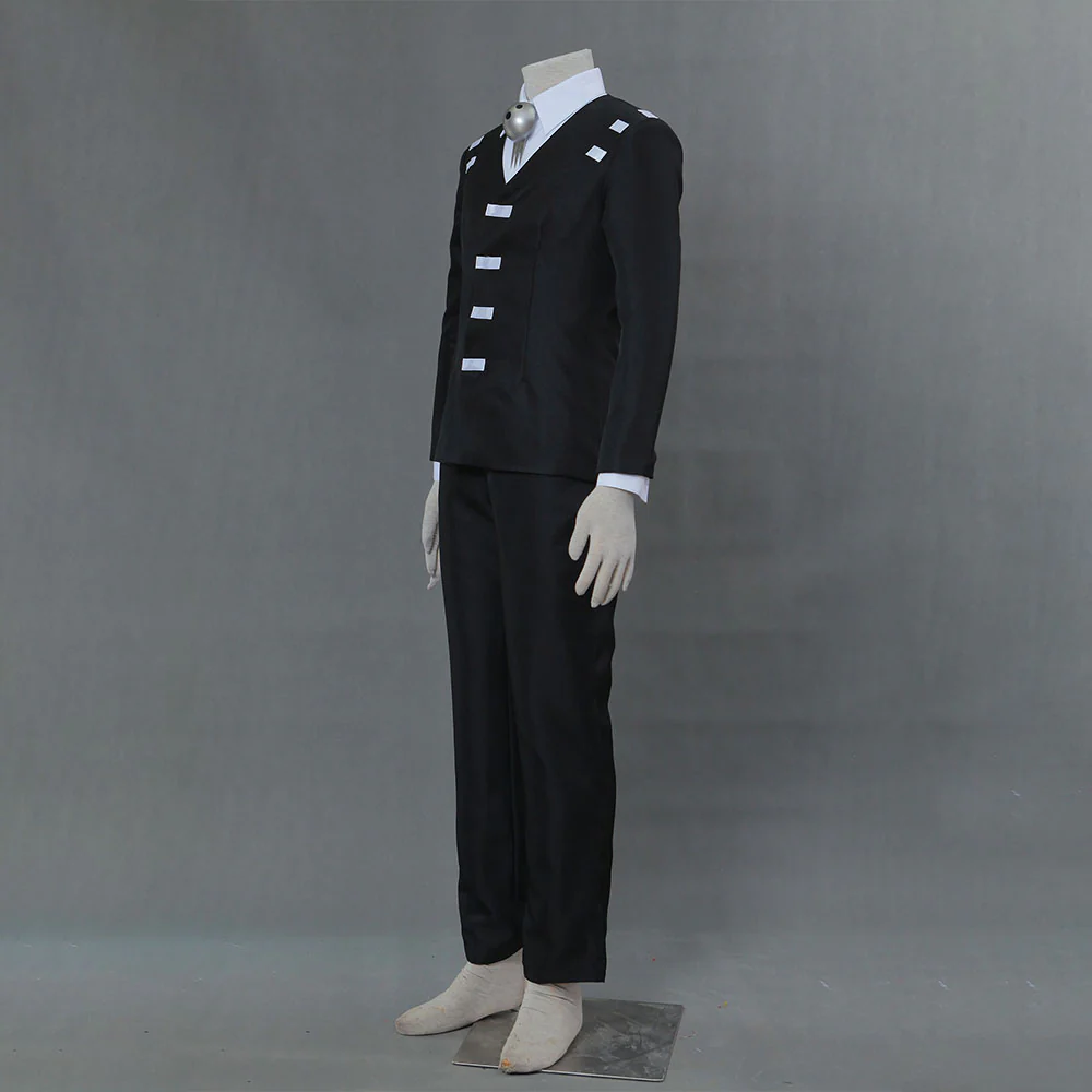 Men and Kids Soul Eater Costume Death The Kid Cosplay Black full Set - Image 3