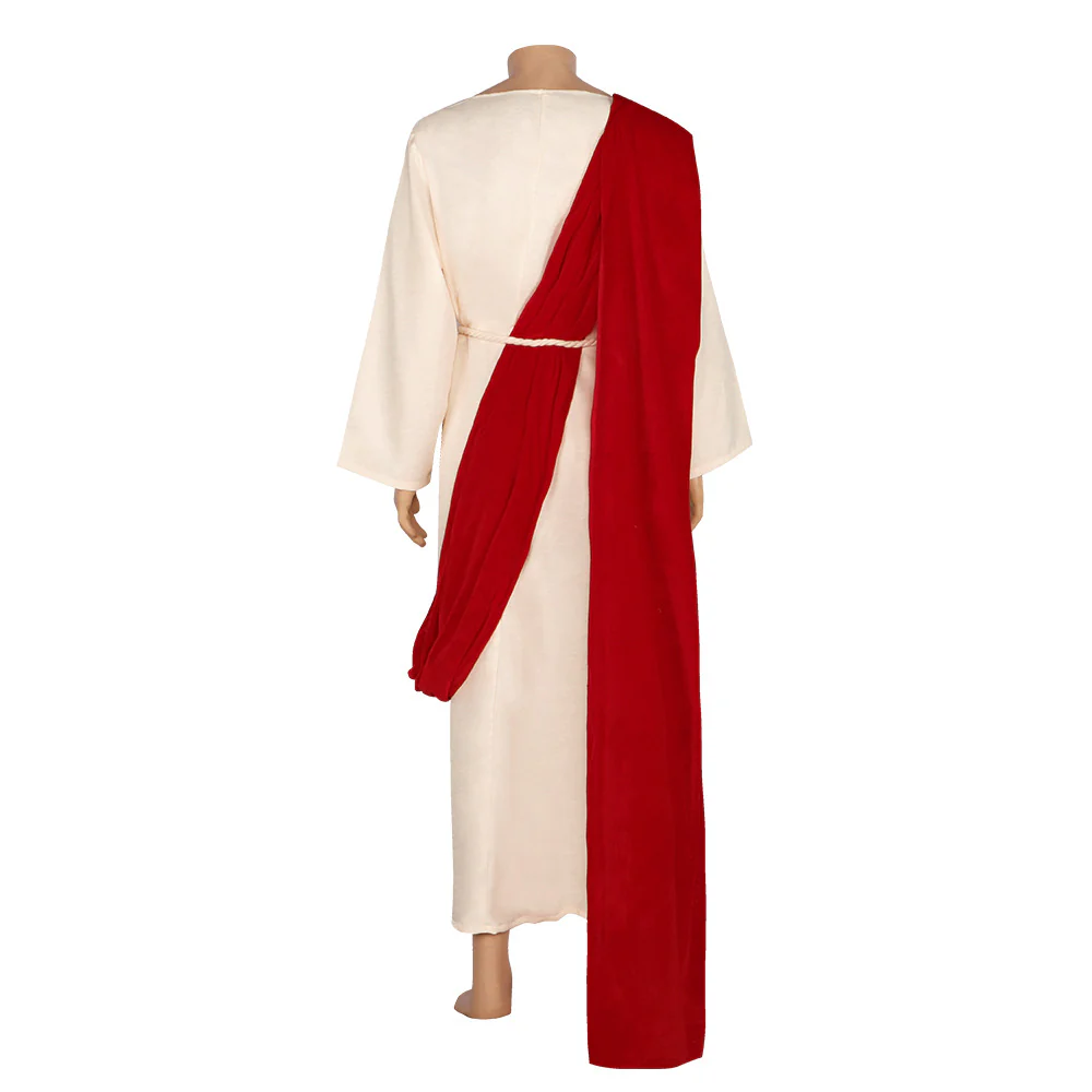 Middle Ages Missionary Preacher Costume Ancient Rome Greece King Cosplay Full Set - Image 5