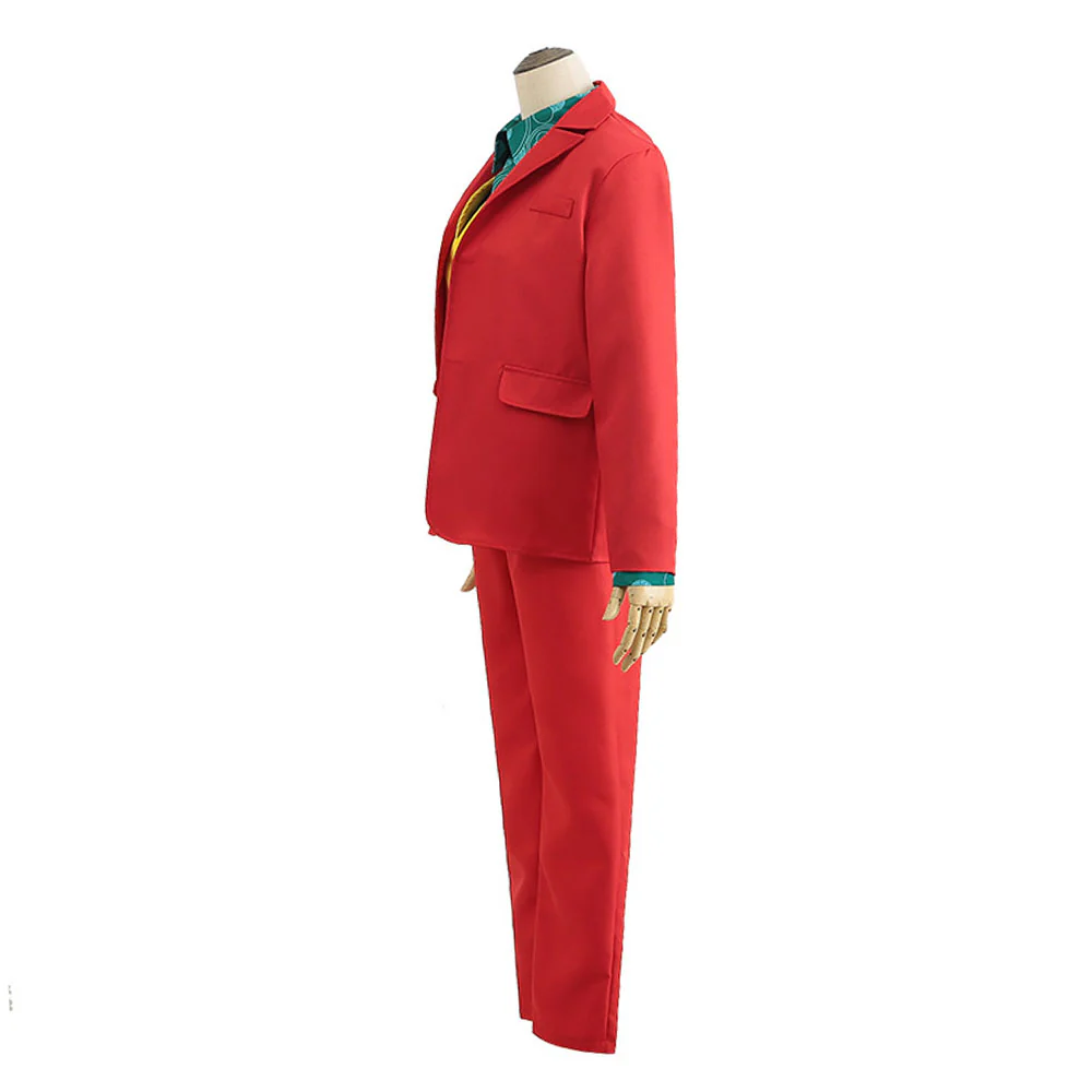 Movie Joker Costumes The Joker Arthur Fleck Cosplay Red full Suits for Men and Kids - Image 4
