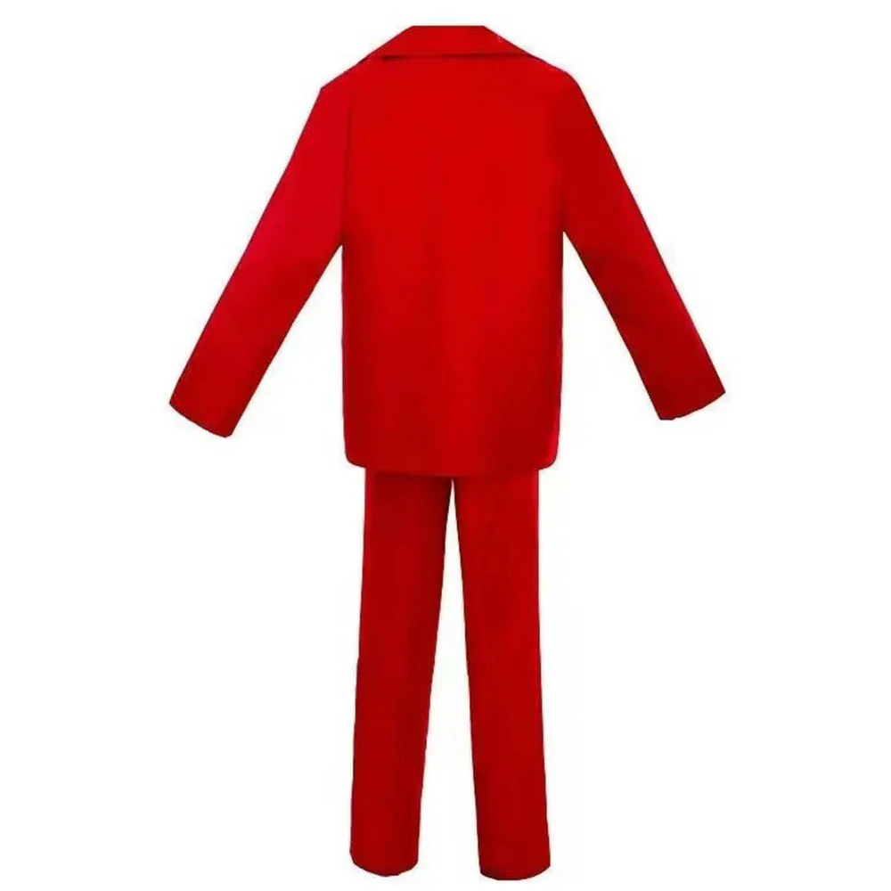 Movie Joker Costumes The Joker Arthur Fleck Cosplay Red full Suits for Men and Kids - Image 5