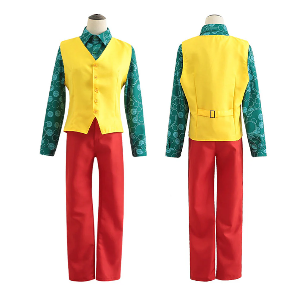 Movie Joker Costumes The Joker Arthur Fleck Cosplay Red full Suits for Men and Kids - Image 7