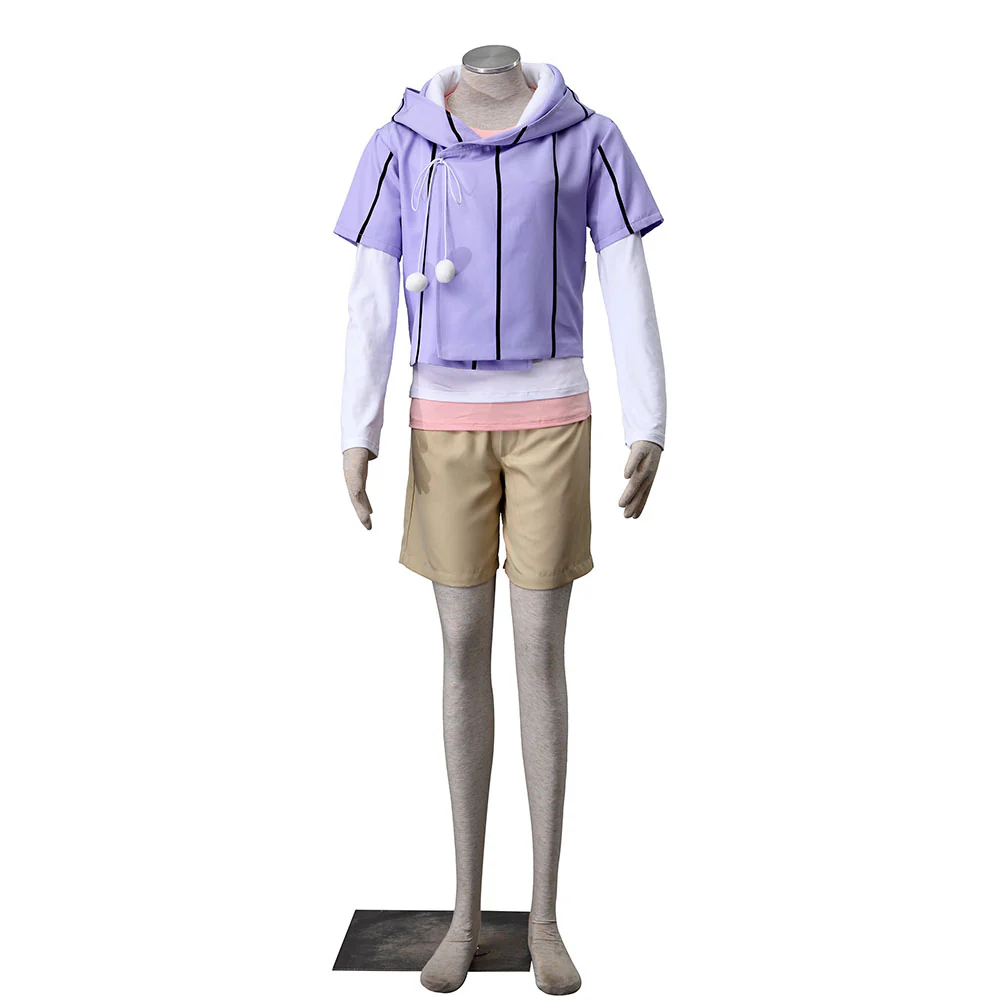 Naruto Boruto Costume Hyuga Hinata Cosplay full Outfit for Women and Kids - Image 2