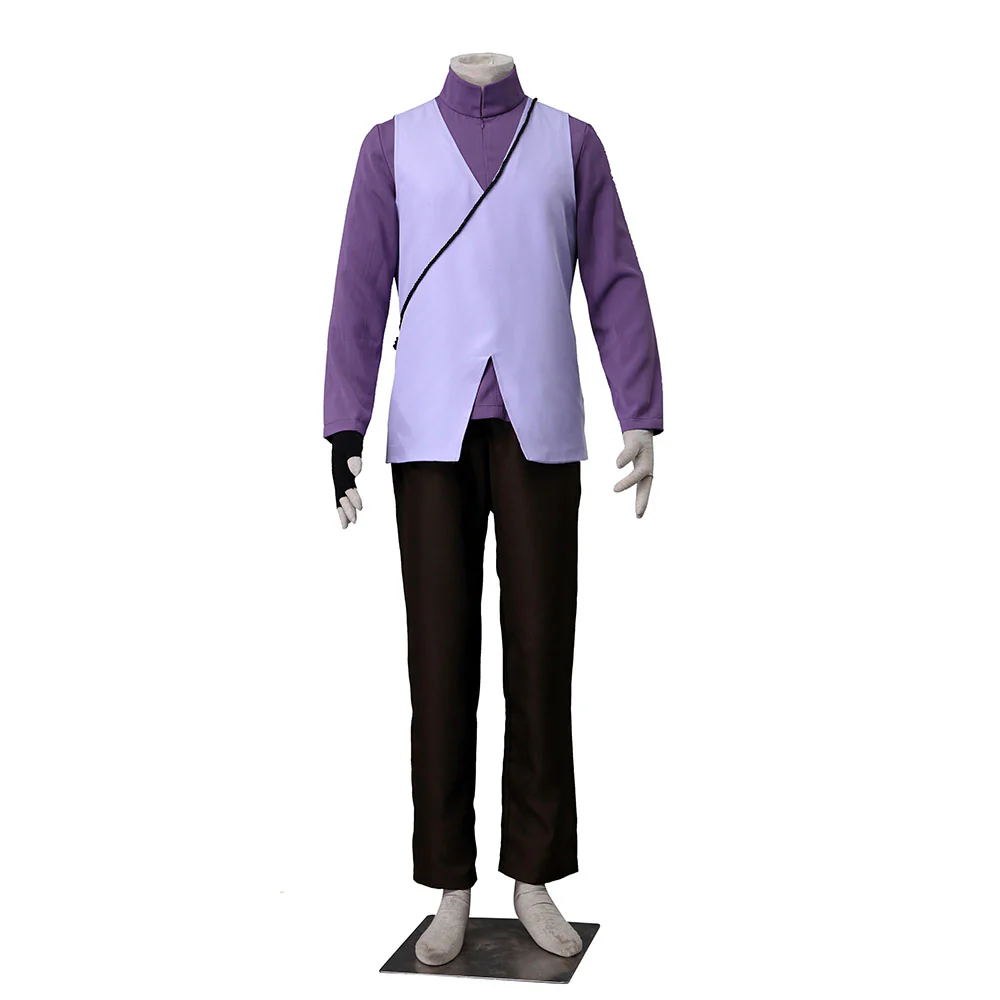 Naruto Boruto Costume Uchiha Sasuke as Father Costume full Outfit for Men and Kids - Image 4
