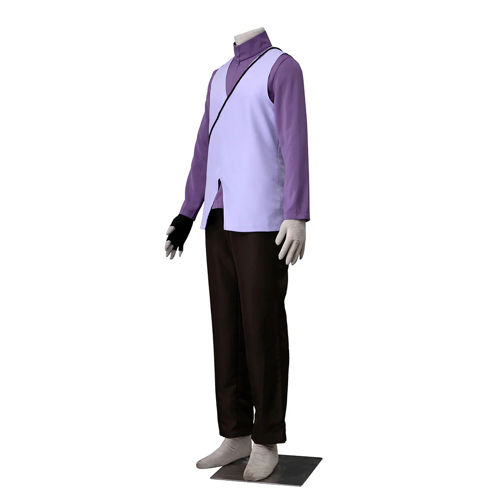 Naruto Boruto Costume Uchiha Sasuke as Father Costume full Outfit for Men and Kids - Image 5