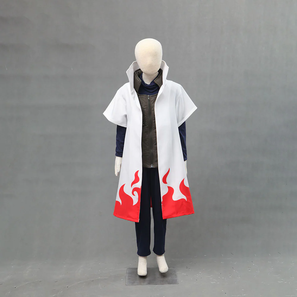 Naruto Costume 4th Hokage Namikaze Minato Cosplay Full Outfit for Men and Kids - Image 2
