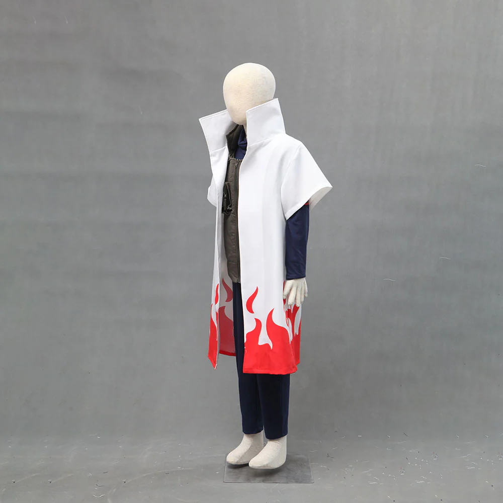 Naruto Costume 4th Hokage Namikaze Minato Cosplay Full Outfit for Men and Kids - Image 3