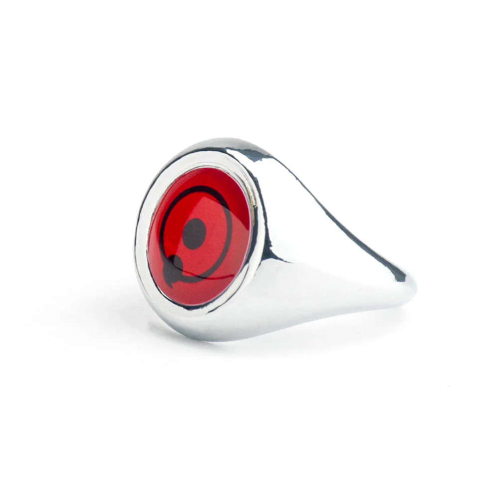 Naruto Costume Accessories The Sharingan 10 PCS Rings with Box Itachi Sasuke Obito Cosplay Rings - Image 4