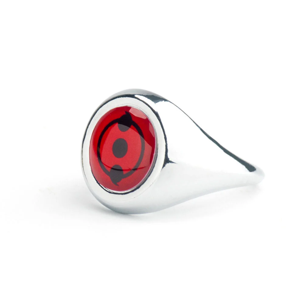 Naruto Costume Accessories The Sharingan 10 PCS Rings with Box Itachi Sasuke Obito Cosplay Rings - Image 5