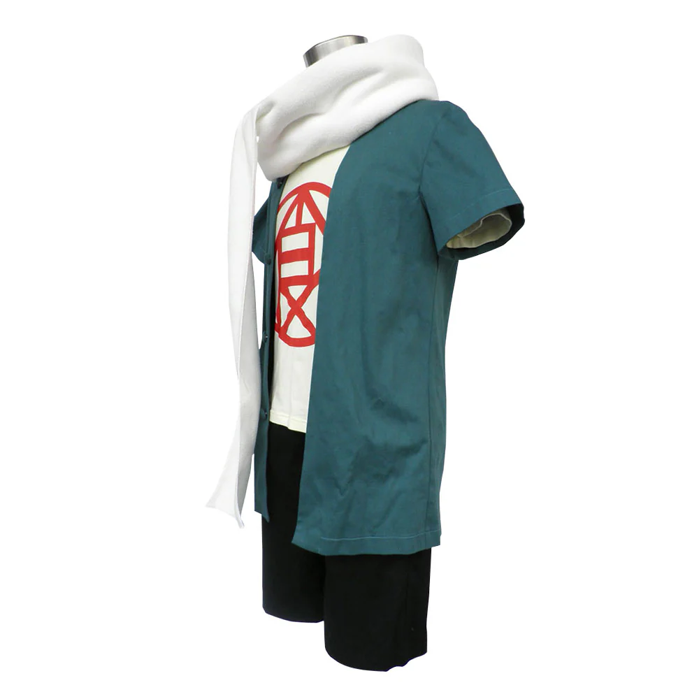 Naruto Costume Akimichi Chouji Childhood Green Cosplay full Outfit for Men and Kids - Image 3