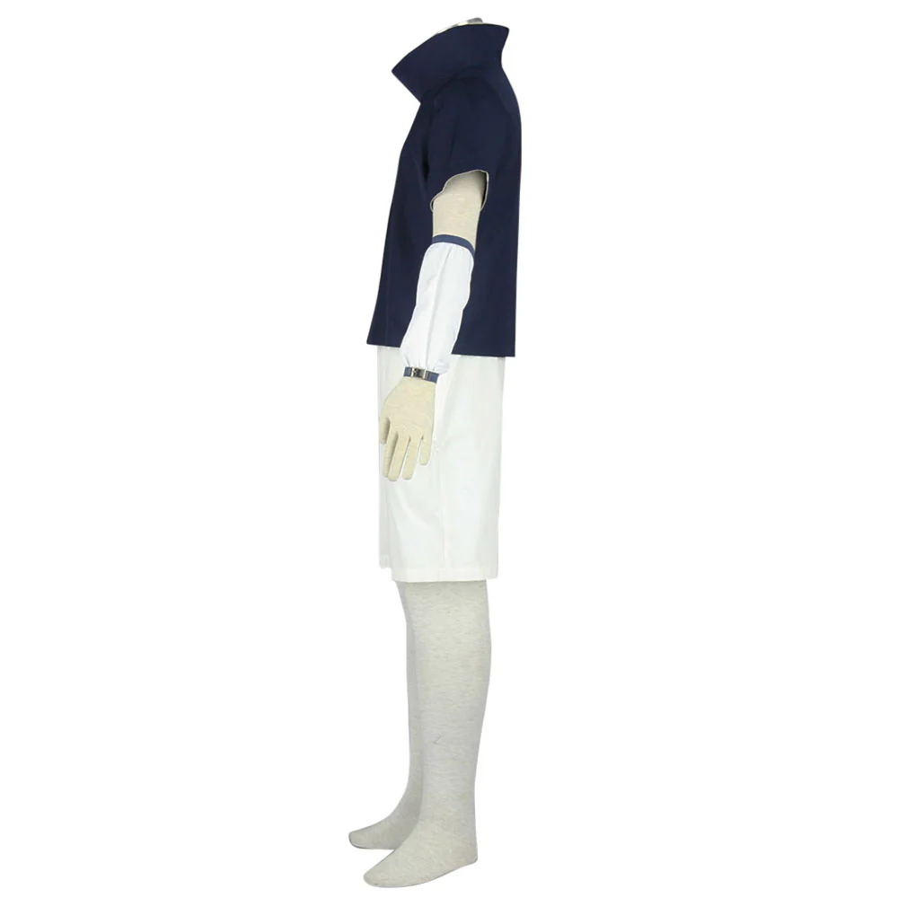 Naruto Costume Childhood Uchiha Sasuke Cosplay full Outfit for Men and Kids - Image 5