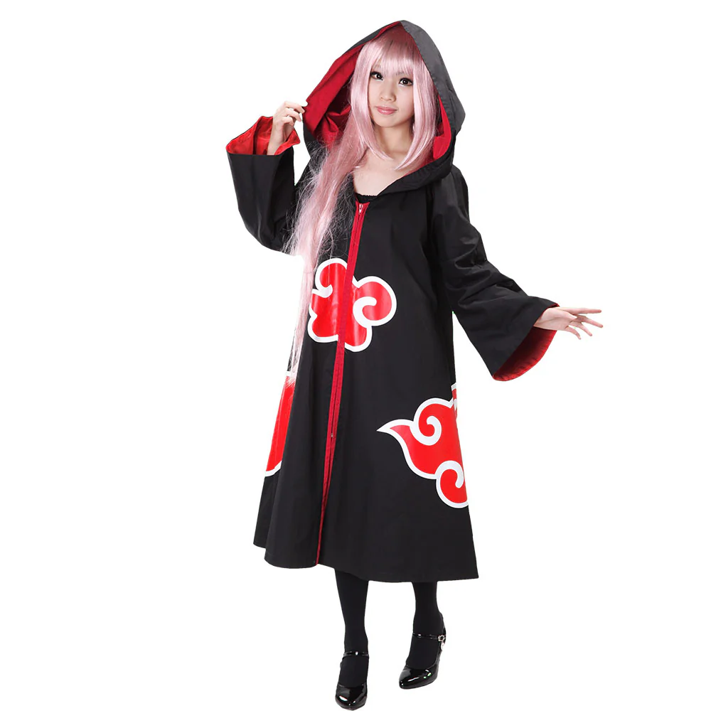 Naruto Costume Eagle Team Embroidery Cloak Sasuke Karin Robe for Men and Kids - Image 2