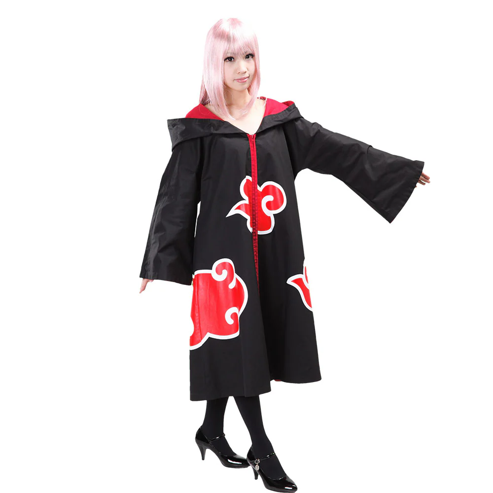 Naruto Costume Eagle Team Embroidery Cloak Sasuke Karin Robe for Men and Kids - Image 4