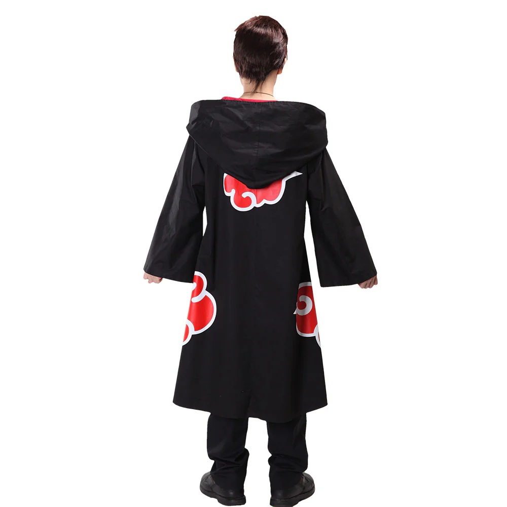 Naruto Costume Eagle Team Embroidery Cloak Sasuke Karin Robe for Men and Kids - Image 7