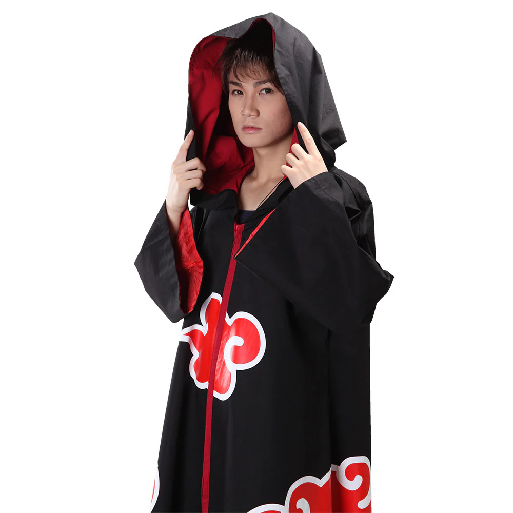 Naruto Costume Eagle Team Embroidery Cloak Sasuke Karin Robe for Men and Kids - Image 8