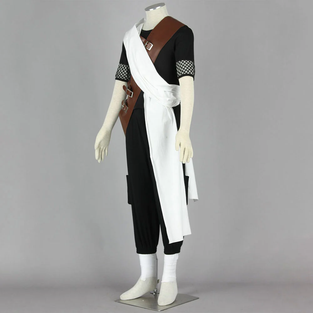 Naruto Costume Gaara Taking Chunin Exam Cosplay full Outfit for Men and Kids - Image 3