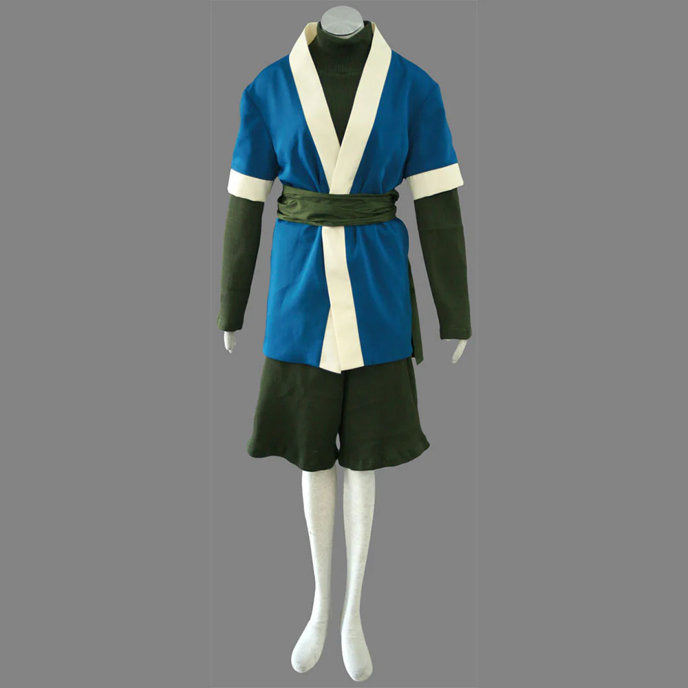 Naruto Costume Haku Cosplay full Outfit for Men and Kids - Image 2