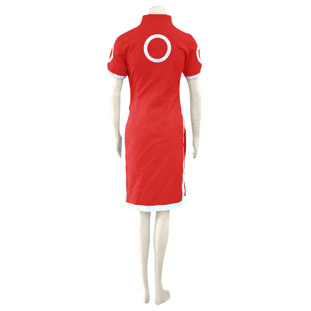 Naruto Costume Haruno Sakura Childhood Cosplay Dress full Outfit for Women and Kids - Image 4