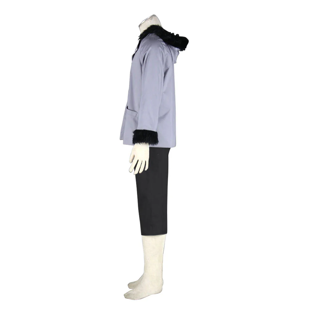 Naruto Costume Inuzuka Kiba Juvenile Gray Cosplay full Outfit for Men and Kids - Image 5